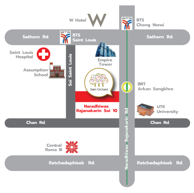 แผนที่ตั้งสำนักงาน
